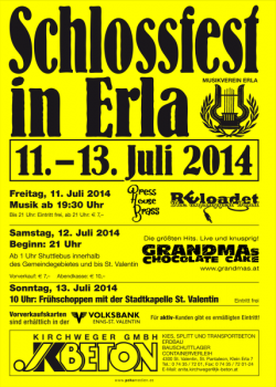 Schlossfest in Erla 2014