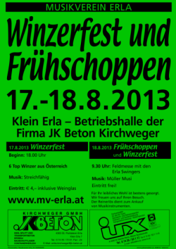 Winzerfest 2013 in Klein Erla